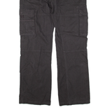 SERGIO VITTI Cargo Mens Trousers Grey Loose Straight W40 L33