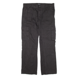 SERGIO VITTI Cargo Mens Trousers Grey Loose Straight W40 L33