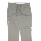 Womens Trousers Grey Loose Straight W34 L32