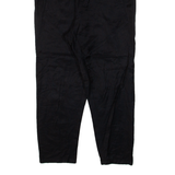 DIESEL Cropped Womens Trousers Black Slim Tapered W25 L21