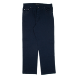 ZERBERUS Mens Trousers Blue Relaxed Straight W33 L28