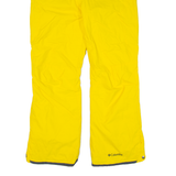 COLUMBIA Mens Trousers Yellow Relaxed Bootcut W33 L30