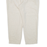MARC O'POLO Womens Corduroy Trousers Cream Relaxed Tapered W33 L25