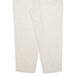 MARC O'POLO Womens Corduroy Trousers Cream Relaxed Tapered W33 L25