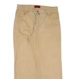 PIERRE CARDIN Mens Trousers Beige Loose Straight W36 L28
