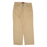 PIERRE CARDIN Mens Trousers Beige Loose Straight W36 L28