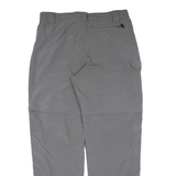 MAMMUT Womens Trousers Grey Relaxed Straight Nylon W34 L30