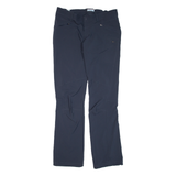 COLUMBIA Womens Trousers Blue Regular Straight W34 L31