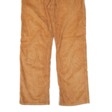 HOLLISTER Womens Corduroy Trousers Brown Relaxed Straight W25 L28