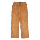 HOLLISTER Womens Corduroy Trousers Brown Relaxed Straight W25 L28