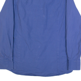 PIERRE CARDIN Mens Plain Shirt Blue Long Sleeve M