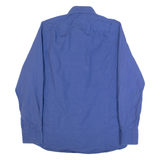 PIERRE CARDIN Mens Plain Shirt Blue Long Sleeve M