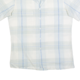 KAUF Mens Shirt Blue 90s Check L
