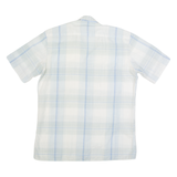 KAUF Mens Shirt Blue 90s Check L