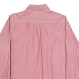 BANANA REPUBLIC Mens Plain Shirt Red Long Sleeve M