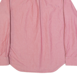 BANANA REPUBLIC Mens Plain Shirt Red Long Sleeve M