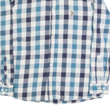 U.S. POLO ASSN Mens Shirt Blue Check Long Sleeve L