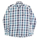 U.S. POLO ASSN Mens Shirt Blue Check Long Sleeve L
