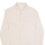 REISS Mens Plain Shirt Pink Long Sleeve XS