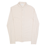 REISS Mens Plain Shirt Pink Long Sleeve XS