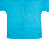 JOSEPHINE Womens Plain Shirt Blue 90s M