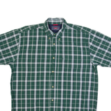 WRANGLER Mens Shirt Green Check M