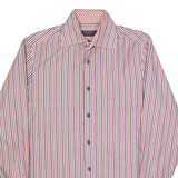 COOGI Luxe Mens Shirt Red Striped Long Sleeve S