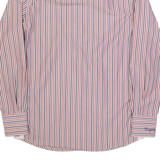 COOGI Luxe Mens Shirt Red Striped Long Sleeve S