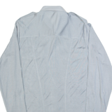 LIBERTO Mens Plain Shirt Grey Long Sleeve S