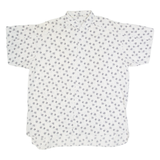SPENGLER MODE Mens Shirt White 90s Crazy Pattern M