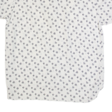 SPENGLER MODE Mens Shirt White 90s Crazy Pattern M