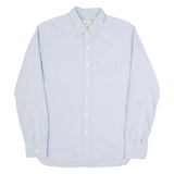 LEVI'S Mens Shirt Blue Striped Long Sleeve S