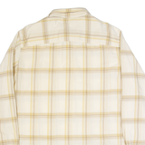 TIMBERLAND Mens Shirt Beige Check Long Sleeve 2XL