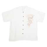 Tunic Dragon Mens Plain Shirt White L