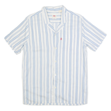LEVI'S Relaxed Mens Shirt Blue Striped S