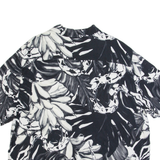 H&M Mens Shirt Black Floral 3XL