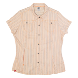 THE NORTH FACE Womens Shirt Pink Striped L