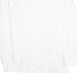 Mens Shirt White 90s Spotted Long Sleeve M