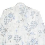 C&A Womens Shirt Cream Floral Long Sleeve M
