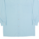 ESPRIT Mens Plain Shirt Blue Long Sleeve XL