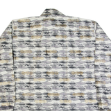 Mens Shirt White Striped Long Sleeve XL