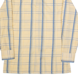 TREMOLO Mens Shirt Beige 90s Striped Long Sleeve M