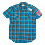DIESEL Mens Shirt Blue Check XL