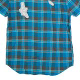 DIESEL Mens Shirt Blue Check XL