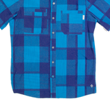 COLUMBIA Mens Shirt Blue Check M