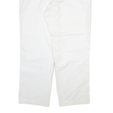 DICKIES Mens Trousers White Regular Straight W38 L30