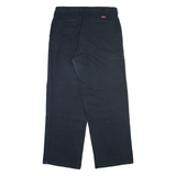DICKIES Mens Trousers Black Relaxed Straight W34 L32