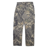 DUXBAK Forest Camo Mens Trousers Grey Regular Straight W30 L30