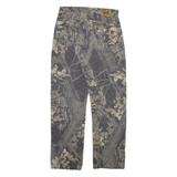 DUXBAK Forest Camo Mens Trousers Grey Regular Straight W30 L30
