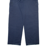 DICKIES Cargo Mens Trousers Blue Relaxed Straight W38 L34
